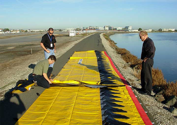 bescherming tegen overstromingen kuststraat